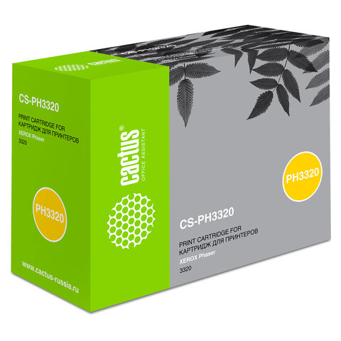 превью Картридж лазерный CACTUS (CS-PH3320) для XEROX Phaser 3320, ресурс 5000 стр. 