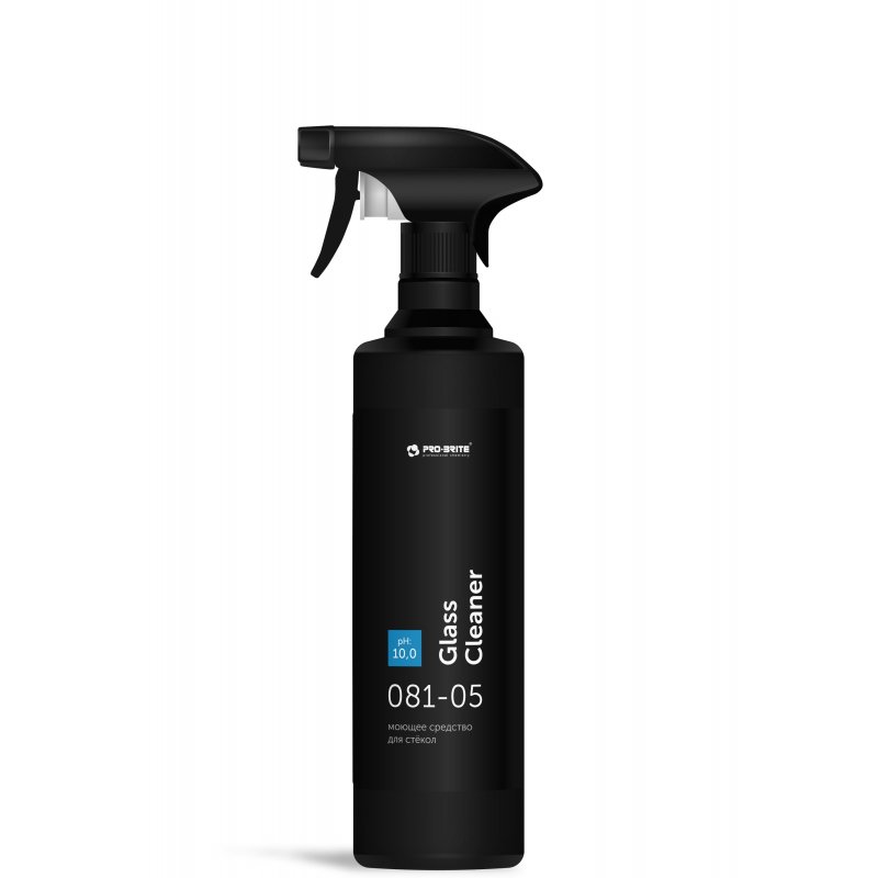 Профессиональное моющее средство для стекол с нашатырным спиртом Pro-Brite Glass Cleaner 500 мл (готовый к применению препарат) артикул производителя 081-05
