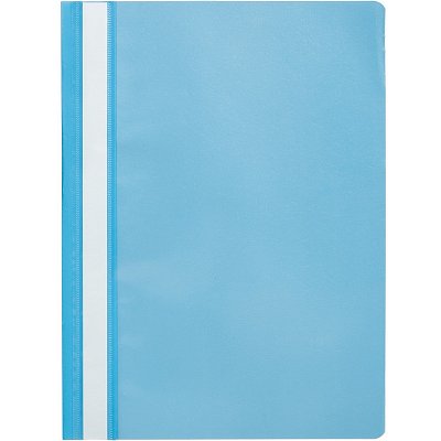 Папка-скоросшиватель Attache A4 голубая 10 штук в упаковке (толщина обложки 0.11 мм)