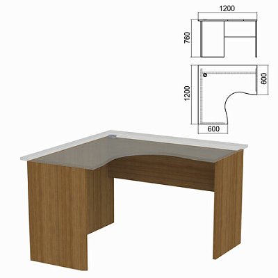 Стол компактный ЧАСТЬ 2 «Арго»1200×1200х760 ммлевыйорехА-203.60