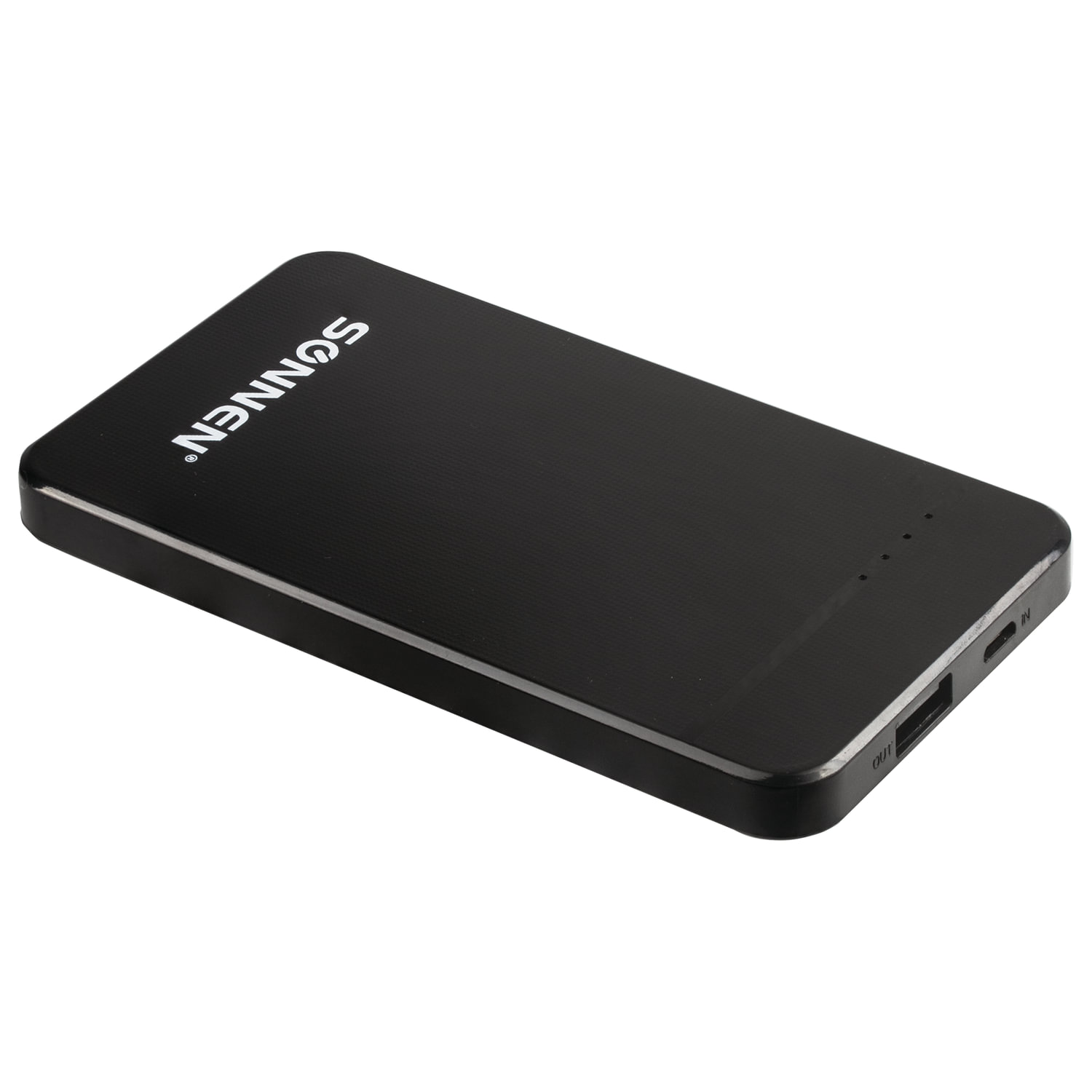 превью Аккумулятор внешний SONNEN POWERBANK V3801, 4000 mAh, литий-полимерный, черный