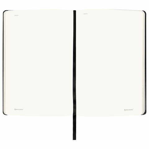 Блокнот-скетчбук А5 (130×210 мм), BRAUBERG ULTRA, балакрон, 80 г/м2, 96 л., без линовки, черный