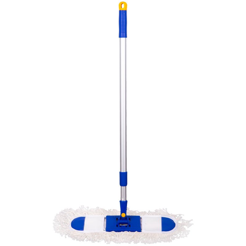 Швабра-рамка OfficeClean Professional, алюм. ручка 75-130см, насадка МОП хлопок (карманы) 40см