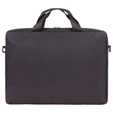Сумка-портфель BRAUBERG «Practical» с отделением для ноутбука 15.6", черная, 29×40х7 см