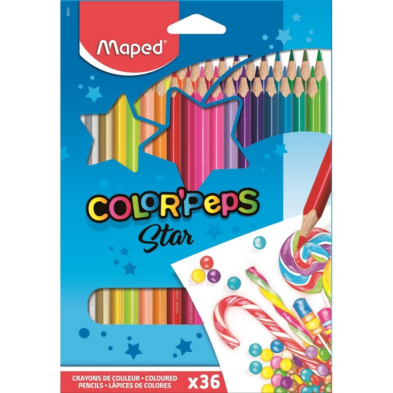 Карандаши цветные Maped COLOR PEPS 36 цв. 