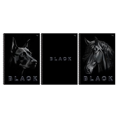 Тетрадь 80л., А4, клетка, на гребне BG «Just black», soft-touch ламинация, выб. лак