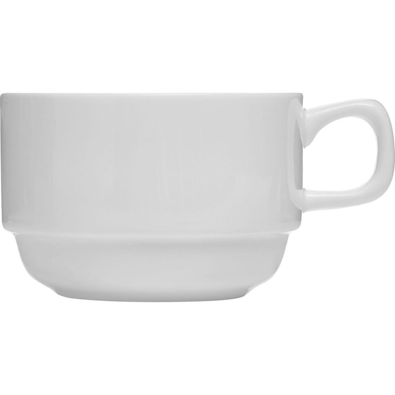 Чашка чайная 'Кунстверк';фарфор;200мл;D=85, H=50, L=110мм;белый 6шт/уп