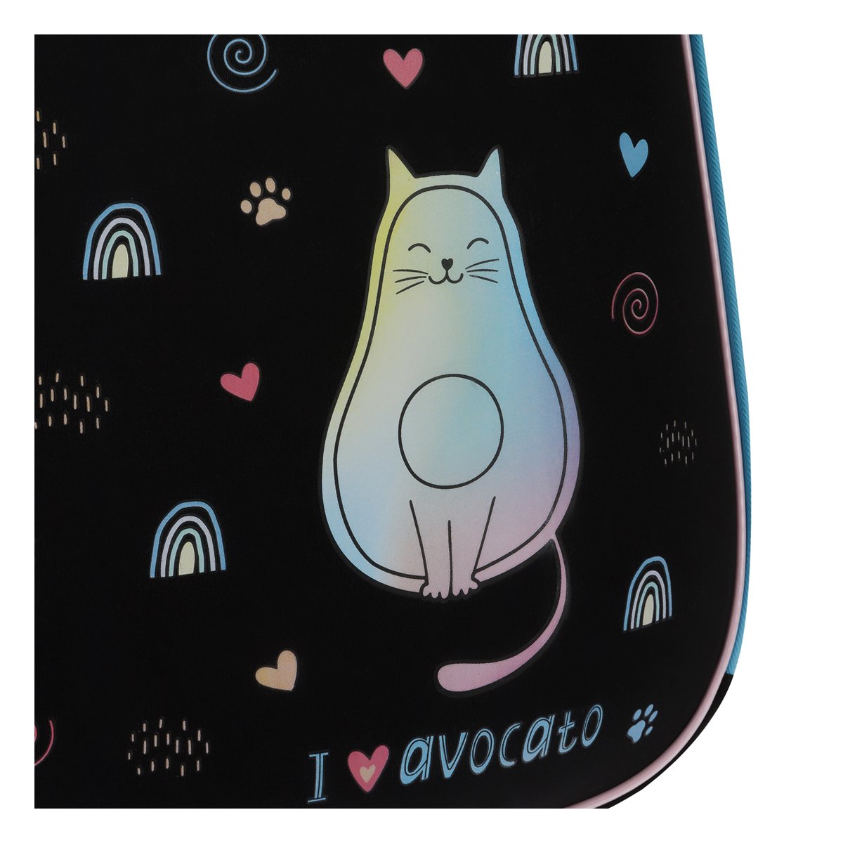 Ранец ArtSpace School Friend UFO «AvoCato» 39×30×18см, люминесцентная печать, 2 отделения, 2 кармана, анатомическая спинка