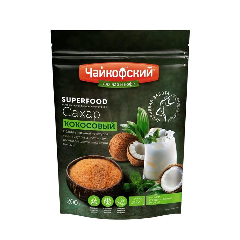 Сахарный песок Чайкофский кокосовый 200 г арт. 1233889 - купить в ...