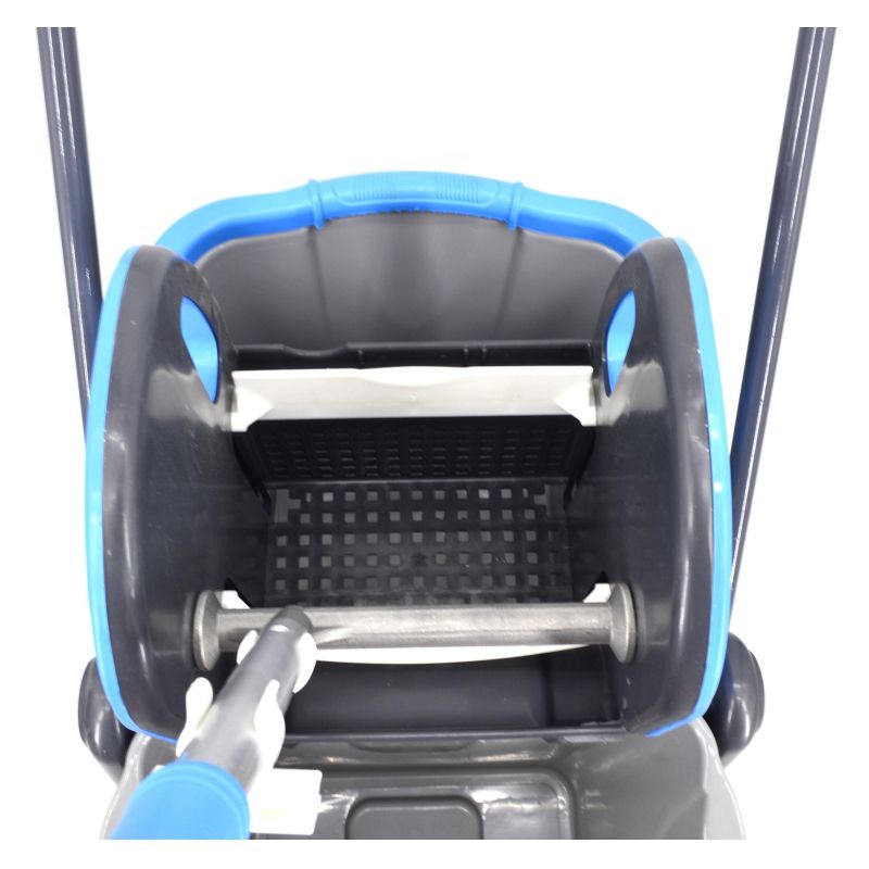 Тележка уборочная двухведерная CK750-Grey 2×25л каркас пластик серая