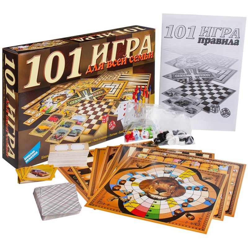 Игра детская настольная 101 игра. New, 1601C арт. 1287865 - купить в ...