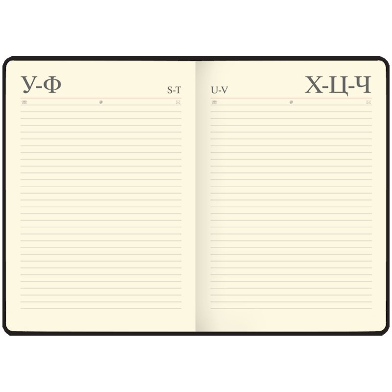 Ежедневник недатир. A5, 136л., кожзам, OfficeSpace «Grace», синий, цветной срез