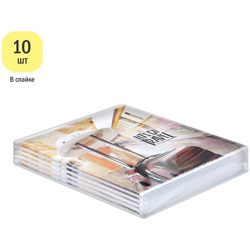 Тетрадь 48л., А5, клетка ArtSpace «Путешествия. Let's go travel», эконом