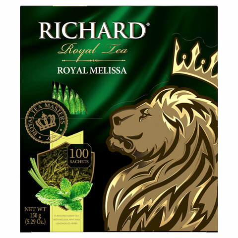 Чай Richard Royal Melissa зеленый 100 пакетиков арт. 1141983 - купить в ...