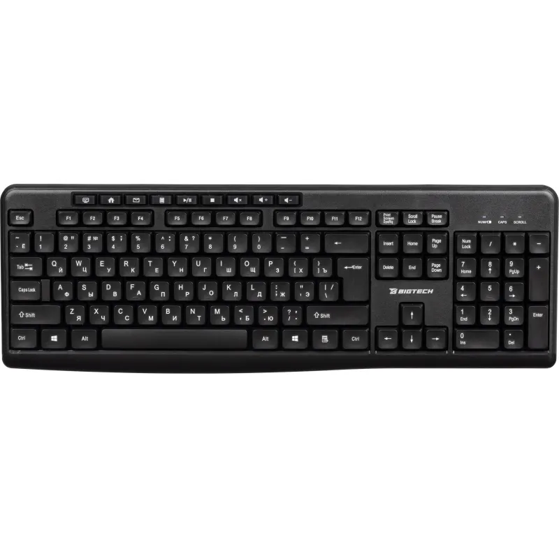 Клавиатура беспроводная BigTech BM-KW270BK (KD-270W)