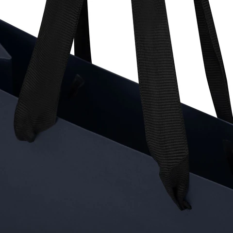 Пакет подарочный КОМПЛЕКТ 3 штуки, 20×8х20 см, «Business Kraft», синий, крафт, ЗОЛОТАЯ СКАЗКА
