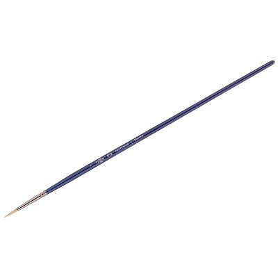 Кисть художественная синтетика упругая Гамма «Манеж», круглая №1, длинная ручка