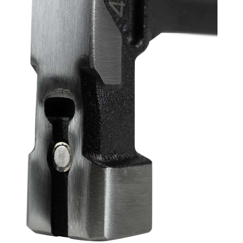 Молоток-гвоздодер цельнокованый 450 г, магнит,3х-комп. ручка, BERGER BG1527