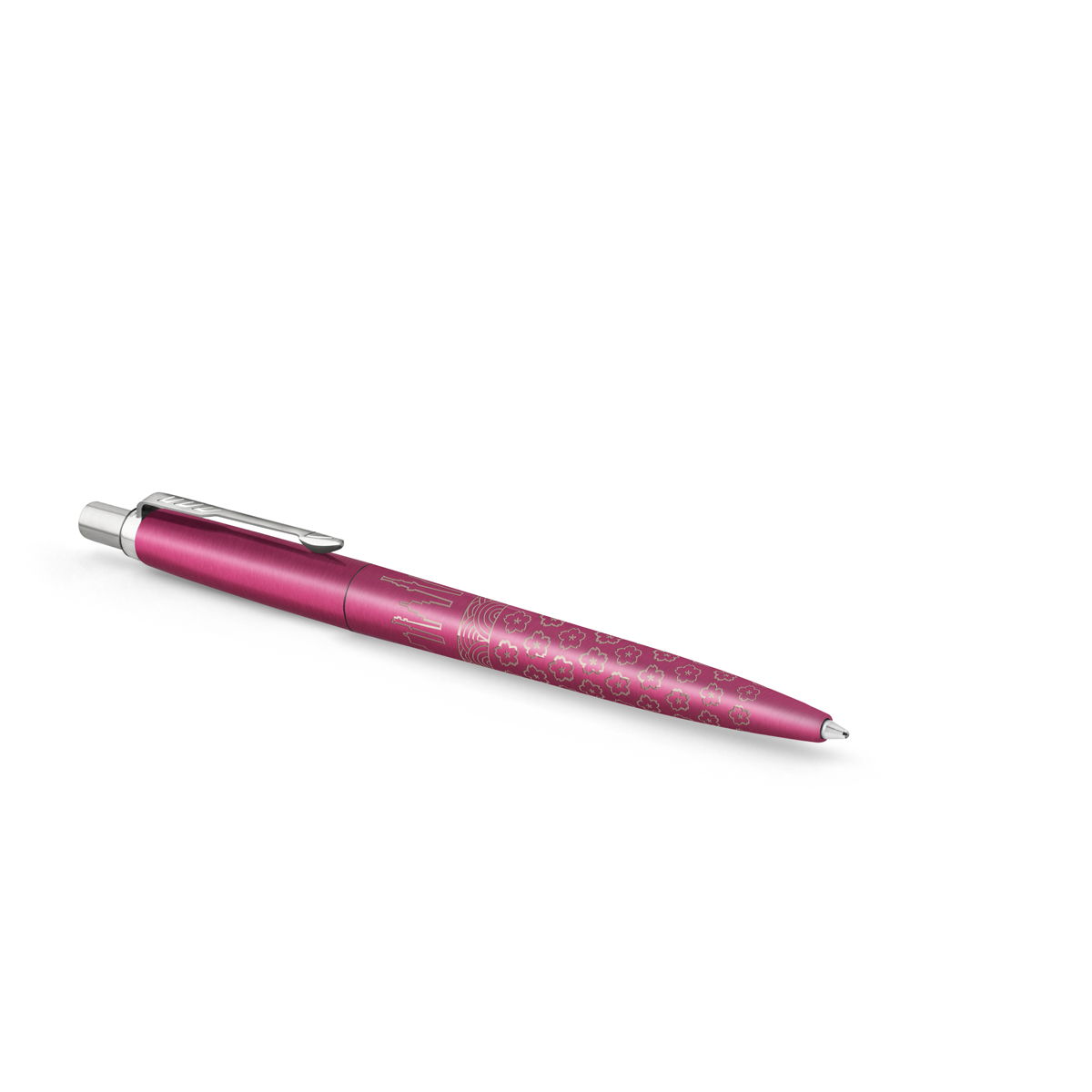 Ручка шариковая Parker «Jotter Tokyo Pink CT» синяя, 1.0мм, кнопочн., подарочная упаковка