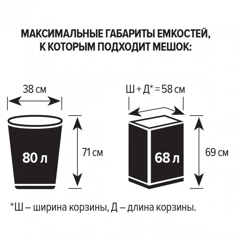 Урна для раздельного сбора мусора трехсекционная 80 л х 3 металлическая черная