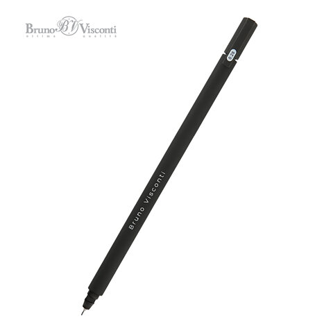 Ручка гелевая BRUNO VISCONTI «Super Slim Black», СИНЯЯ, узел 0.28 мм, линия 0.2 мм