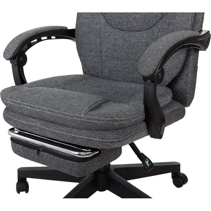 Кресло VB_Бюрократ CH-868MSG-F серый 3C1 с подставкой для ног