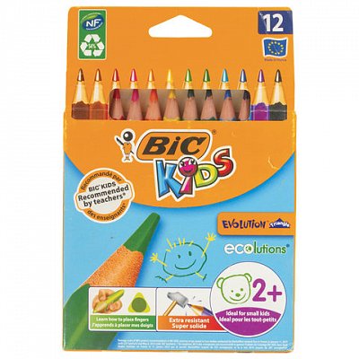 Карандаши цветные BIC Evolution 12 цветов