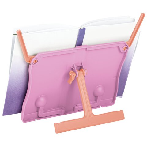 Подставка для книг и учебников BRAUBERG KIDS «Flamingo»регулируемый угол наклонапрочный ABS-пластик238061