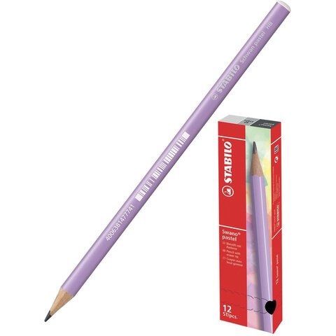 Карандаш чернографитный Stabilo Schwan Pastel 421 HB заточенный