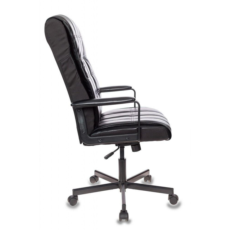 Кресло для руководителя Easy Chair 562 TR черное (рециклированная кожа/металл)