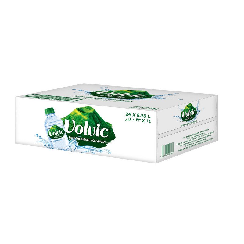 Вода минеральная Volvic негазированная 0.33 л 24 штуки в кпаковке