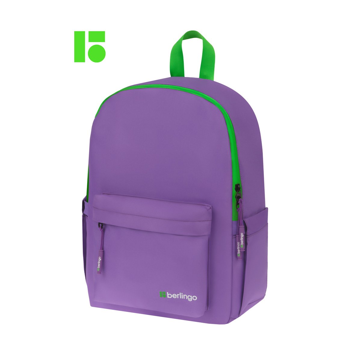 Рюкзак Berlingo «Regular purple», 40×27×16см, 1 отделение, 3 кармана, уплотненная спинка