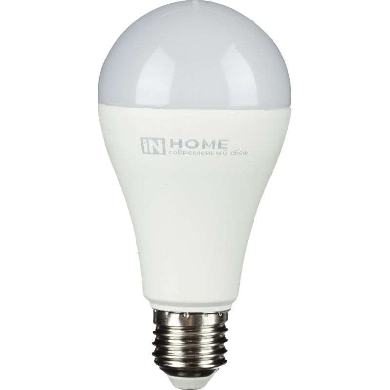 Лампа светодиодная LED-A65-VC 25Вт 230В Е27 6500К 2380 Лм IN HOME