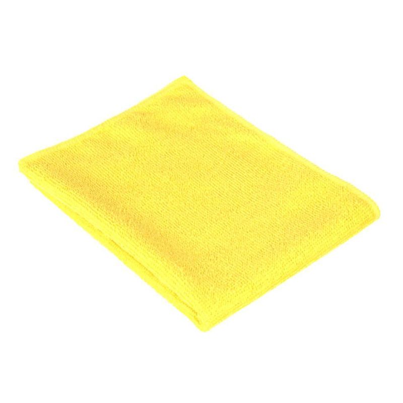 превью Салфетка хозяйственная микрофибра 220 г/м2 35×35 желтый 5шт/уп