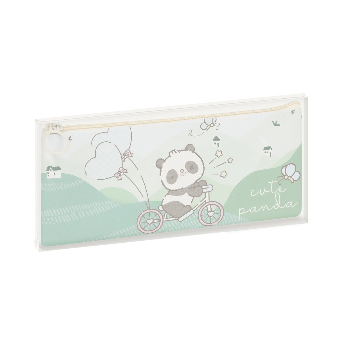 Пенал мягкий 200×100 MESHU «Cute Panda», искусственная кожа