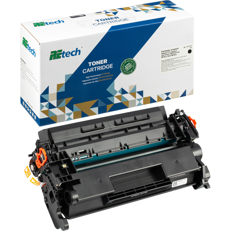 превью Картридж лазерный Retech 070 чер. для Canon LBP243/246 MF461/463/MF465