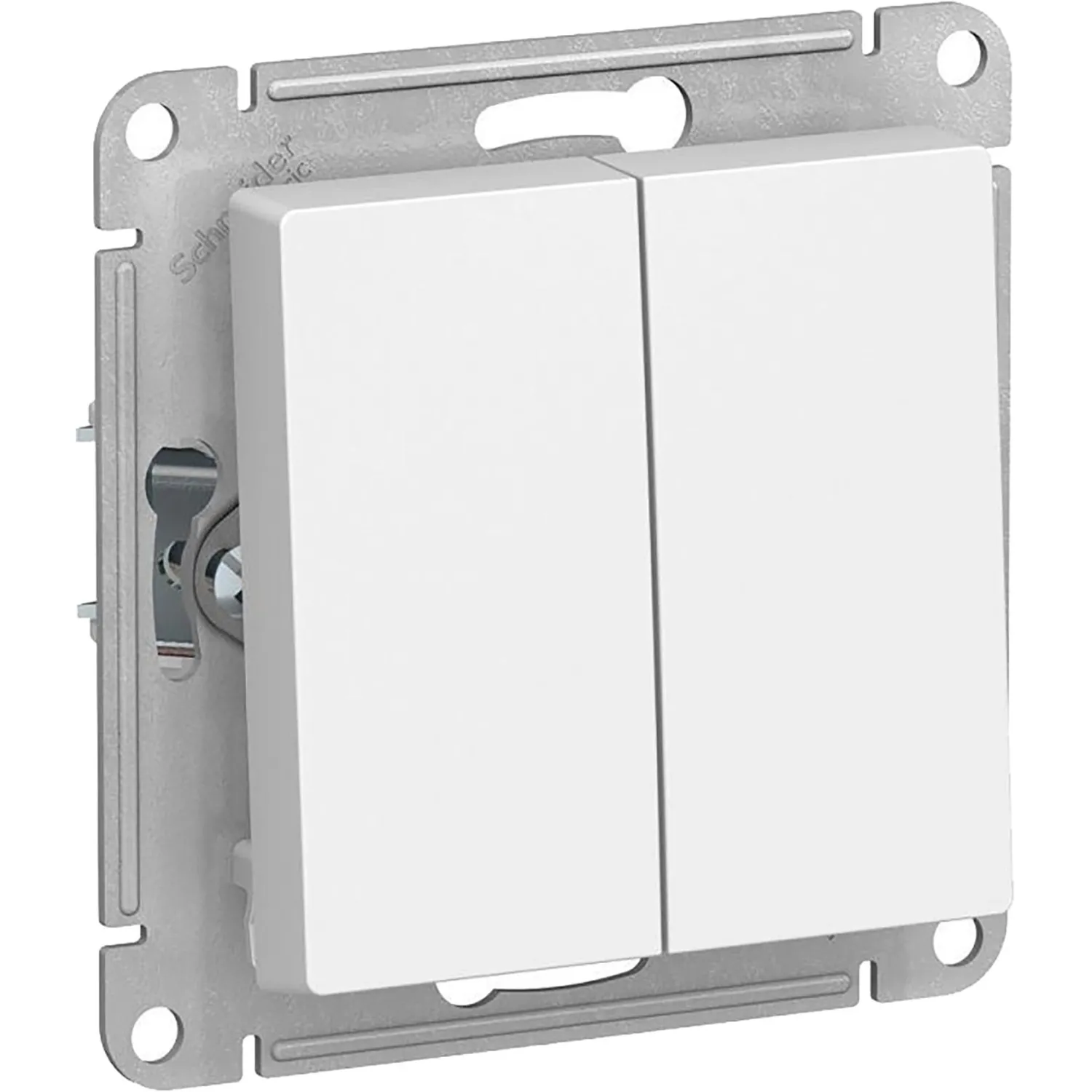 Выключатель 2-кл. СП AtlasDesign 10А IP20 (сх. 5) 10AX бел. SE ATN000151