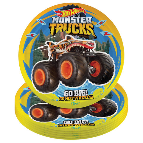 превью Тарелки бумажные 18 см, 6 шт., «Hot Wheels» PRIORITY
