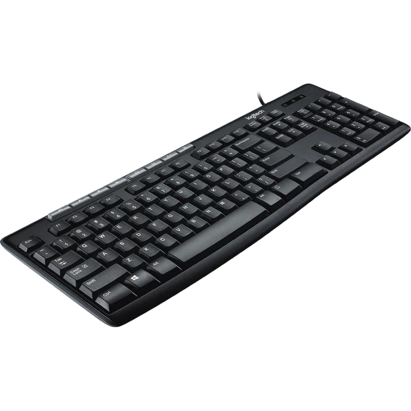 Набор клавиатура+мышь Logitech MK200 BLACK RUS 920-002694