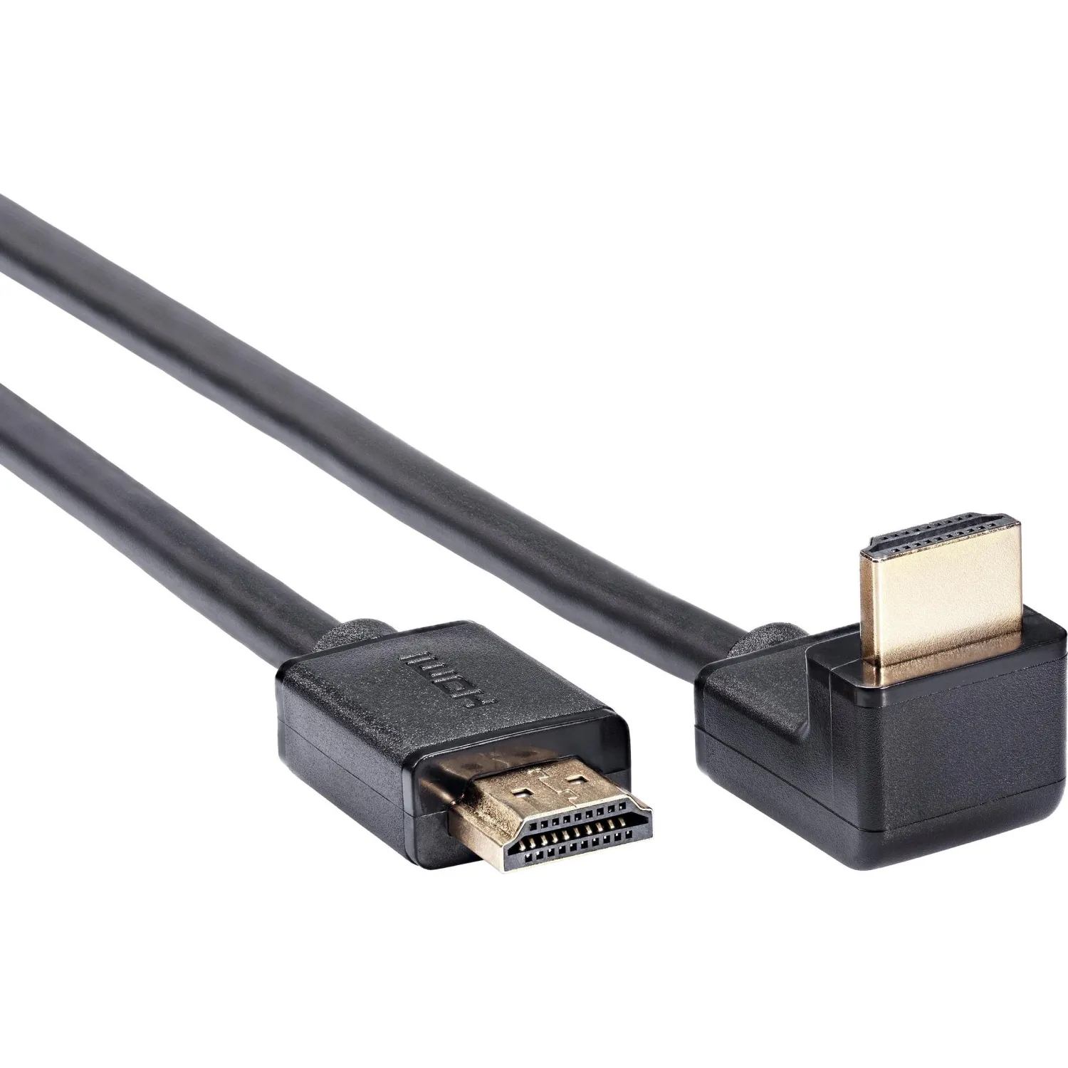 превью Кабель HDMI---HDMI ver 2.1 8K@60Hz угол 90град 1м, Telecom TCG256-1M