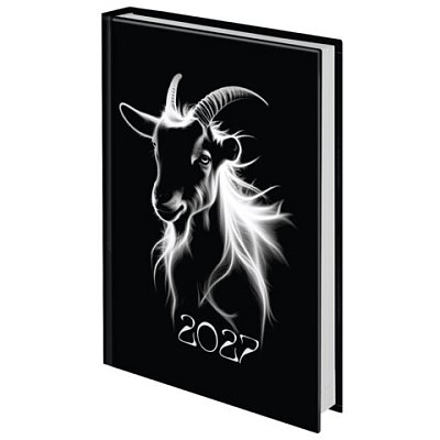 Ежедневник датированный 2027 145×215 мм, А5, STAFF, ламинированная обложка, «Символ года»