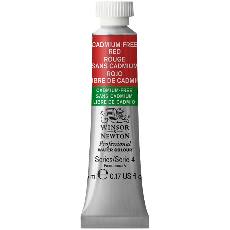 превью Акварель художественная Winsor&Newton «Professional», 5мл, туба, сер.4 №901 бескадмиевый красный