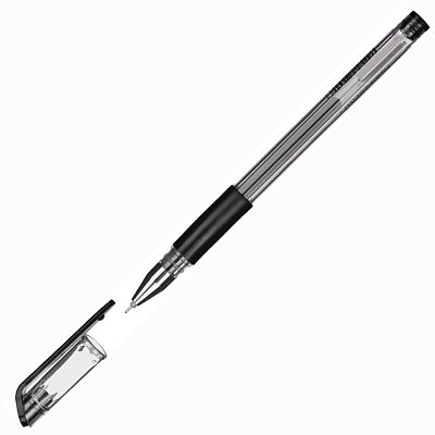 Ручка гелевая Attache Gelios-030 черная (толщина линии 0.5 мм)