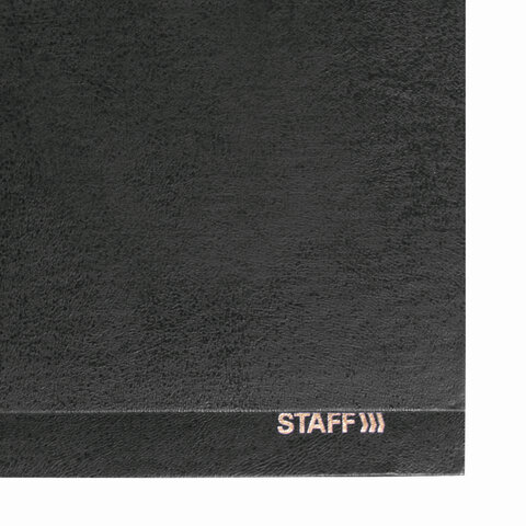 Планинг настольный STAFF недатированный, 285×112 мм, 64 л., бумвинил, черный