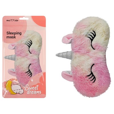 Маска для сна MESHU «Sleeping unicorn», пакет zip-lock, европодвес