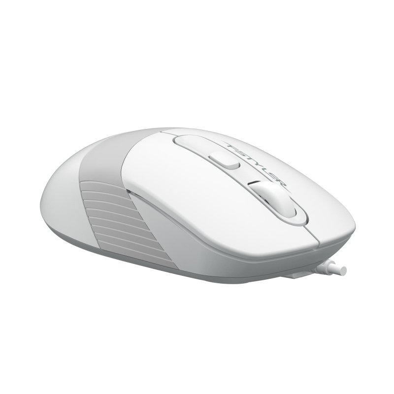 превью Мышь компьютерная A4Tech Fstyler FM10S белый/серый 1600dpi/USB/4but