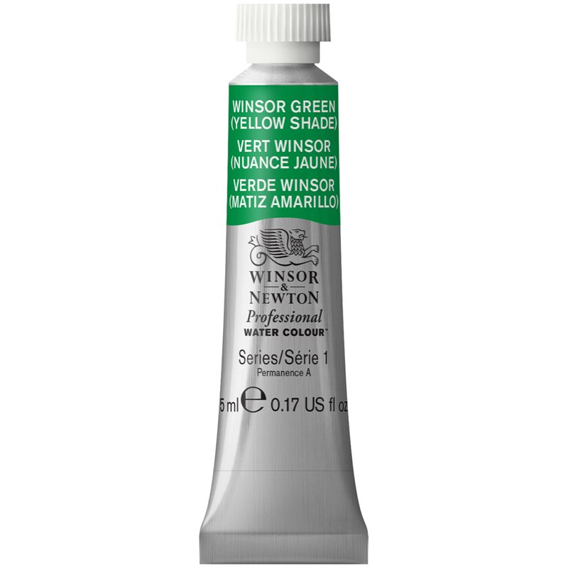 превью Акварель художественная Winsor&Newton «Professional», 5мл, туба, №721 зеленый (желтый оттенок)