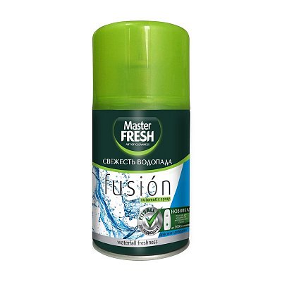 Сменный баллон для автоматического освежителя Master Fresh Свежесть водопада 250 мл