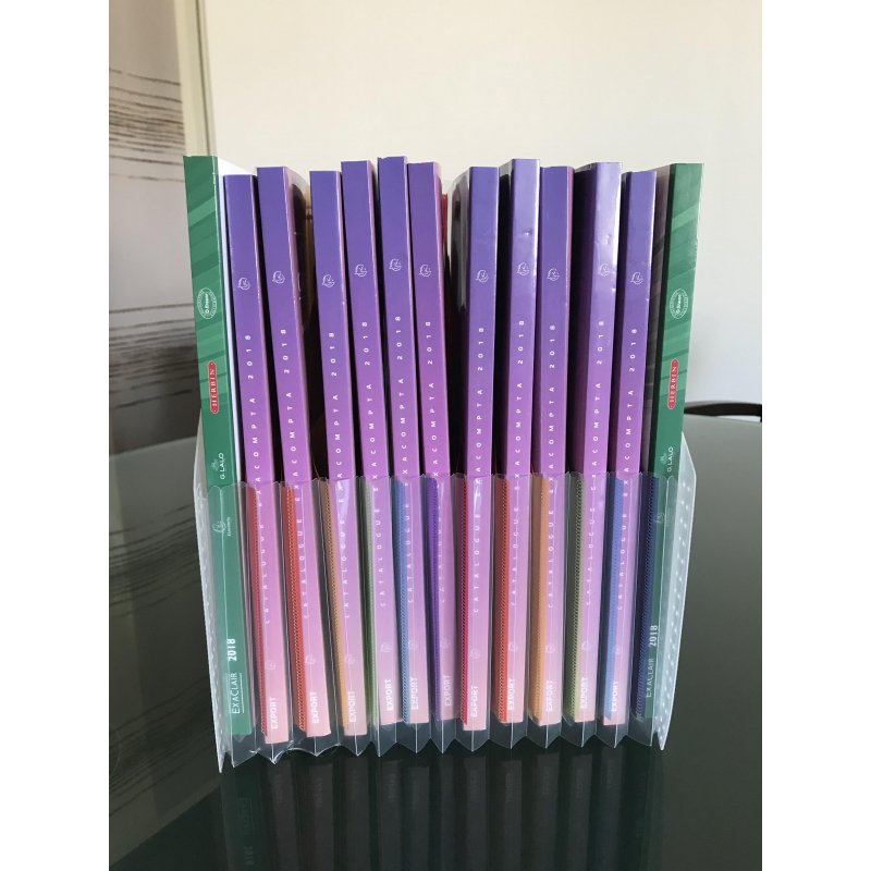 Вертикальный накопитель Exacompta Crystal Magazine File 12 отделений (26.5×32.5 см)