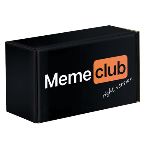 Настольная игра в мемы«MemeClub»200 мемо-карт200 ситуаций8.5×14.5×6 см18+ZUBRO Games66460